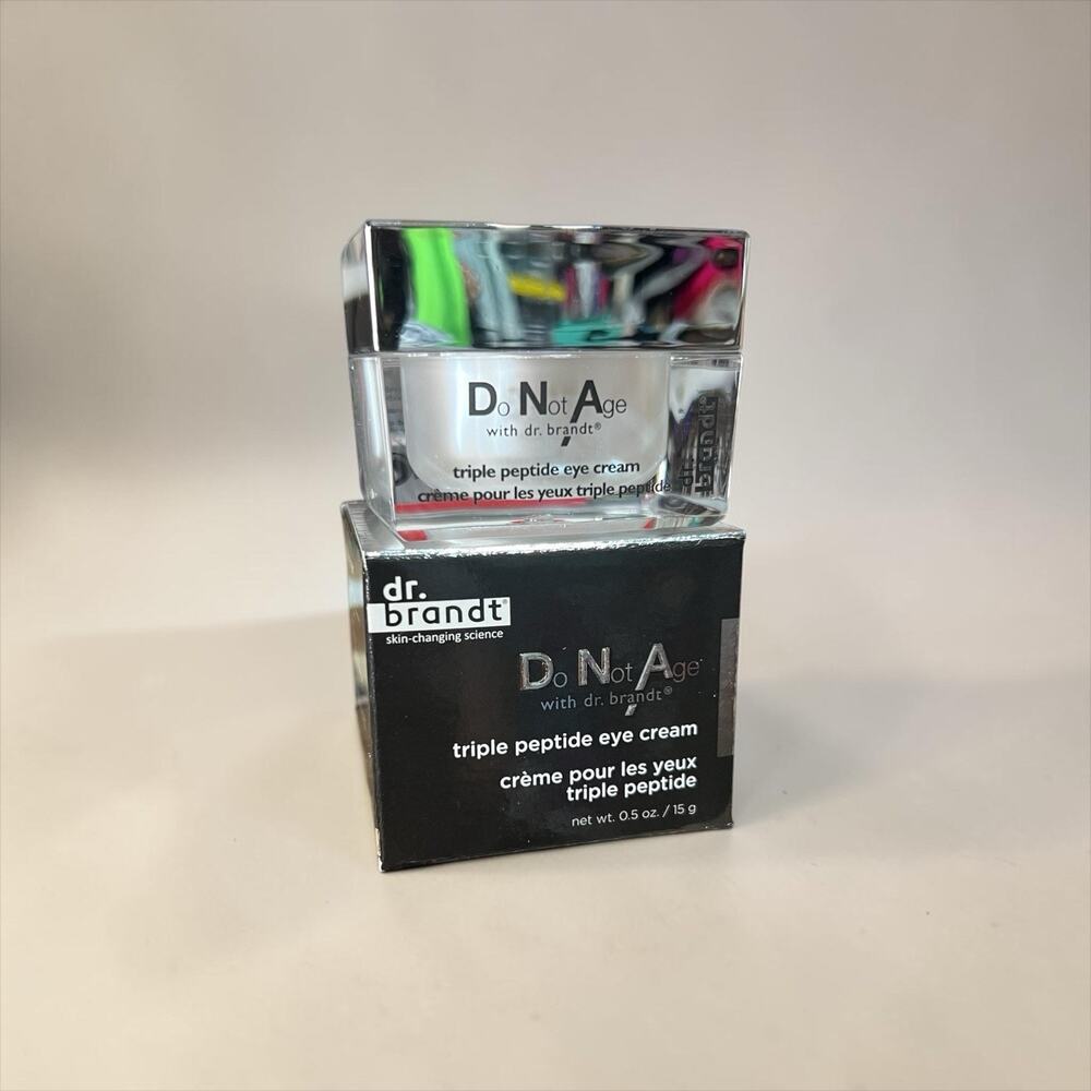 Dr. Brandt Do Not Age with Dr. Brandt Triple Peptide Eye Cream .5 OZ New